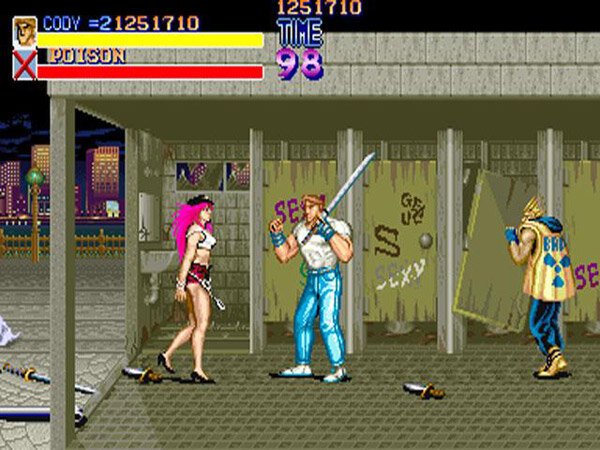 Capcom's Poison character in Final Fight