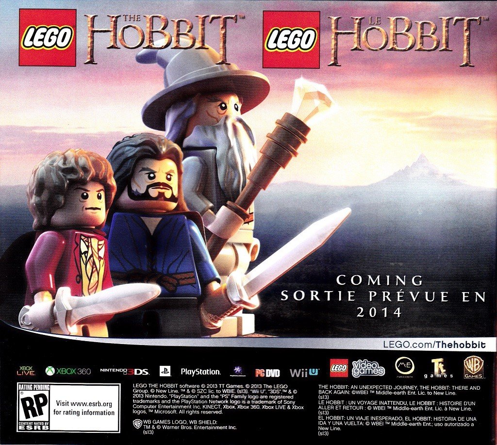 LEGO The Hobbit video game officially announced for major platforms