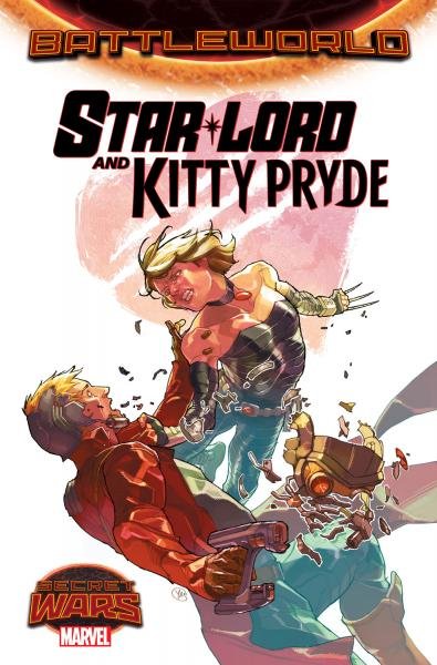 secret wars battle world star lord and kitty pryde