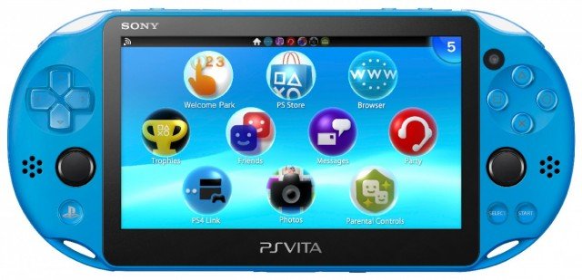 Aqua Blue PlayStation Vita announced for North America, Gamestop