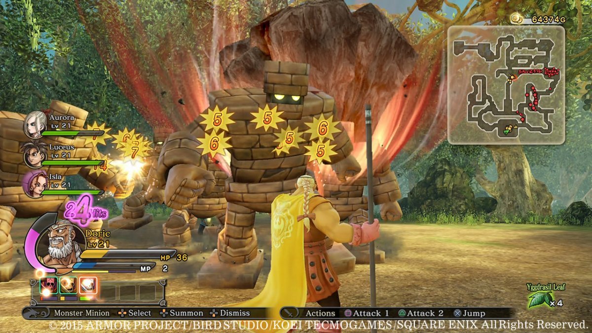 Dragon Quest Heroes - (PS4), Análise