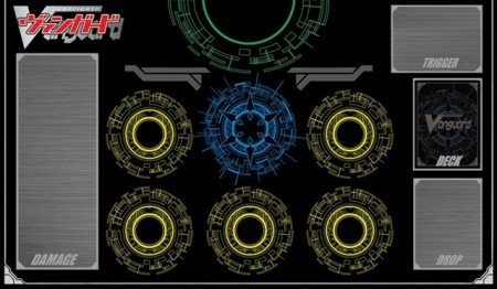 This is the basic 1 sided layout of a Vanguard playmat