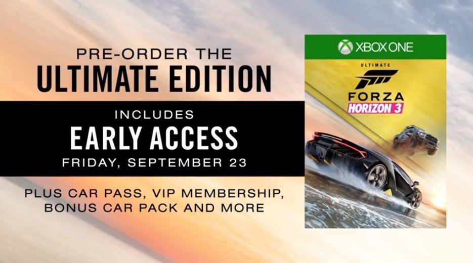 Forza Horizon 3 Preorder 