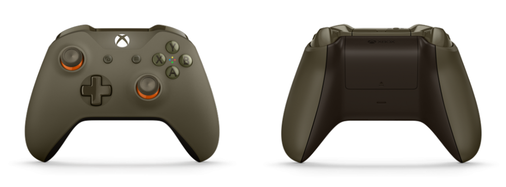 New Xbox One Controller Green Orange