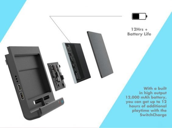 SwitchCharge Battery for Nintendo Switch - The Outerhaven