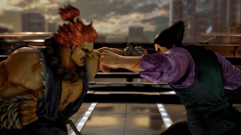 Kazuya and Jin Teeken Vs Ryu And Akuma Street Fighter - Battles