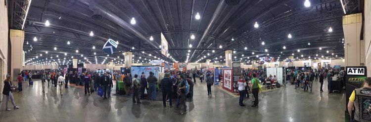 PAX Unplugged 2017 Expo Hall Panoramic - The Outerhaven