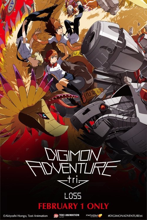 Digimon Adventure tri.  Primeiro filme será exibido nos EUA com