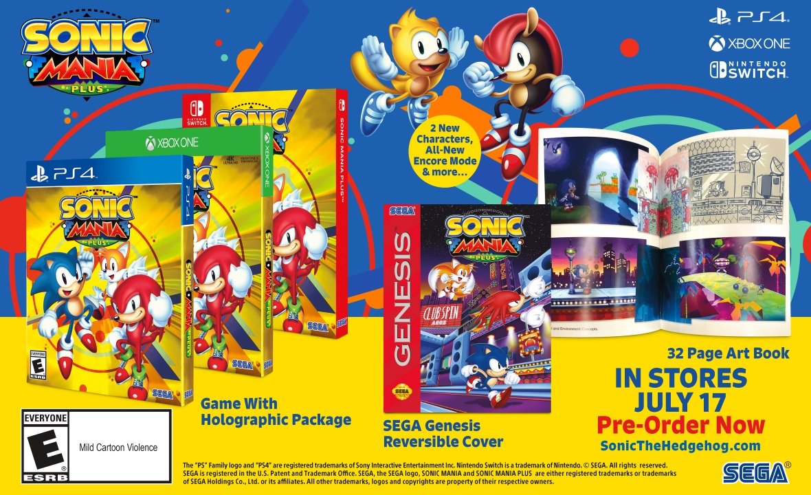 Sonic Mania Plus All systems