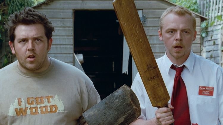 Simon Pegg and Nick Frost in Shaun of the Dead