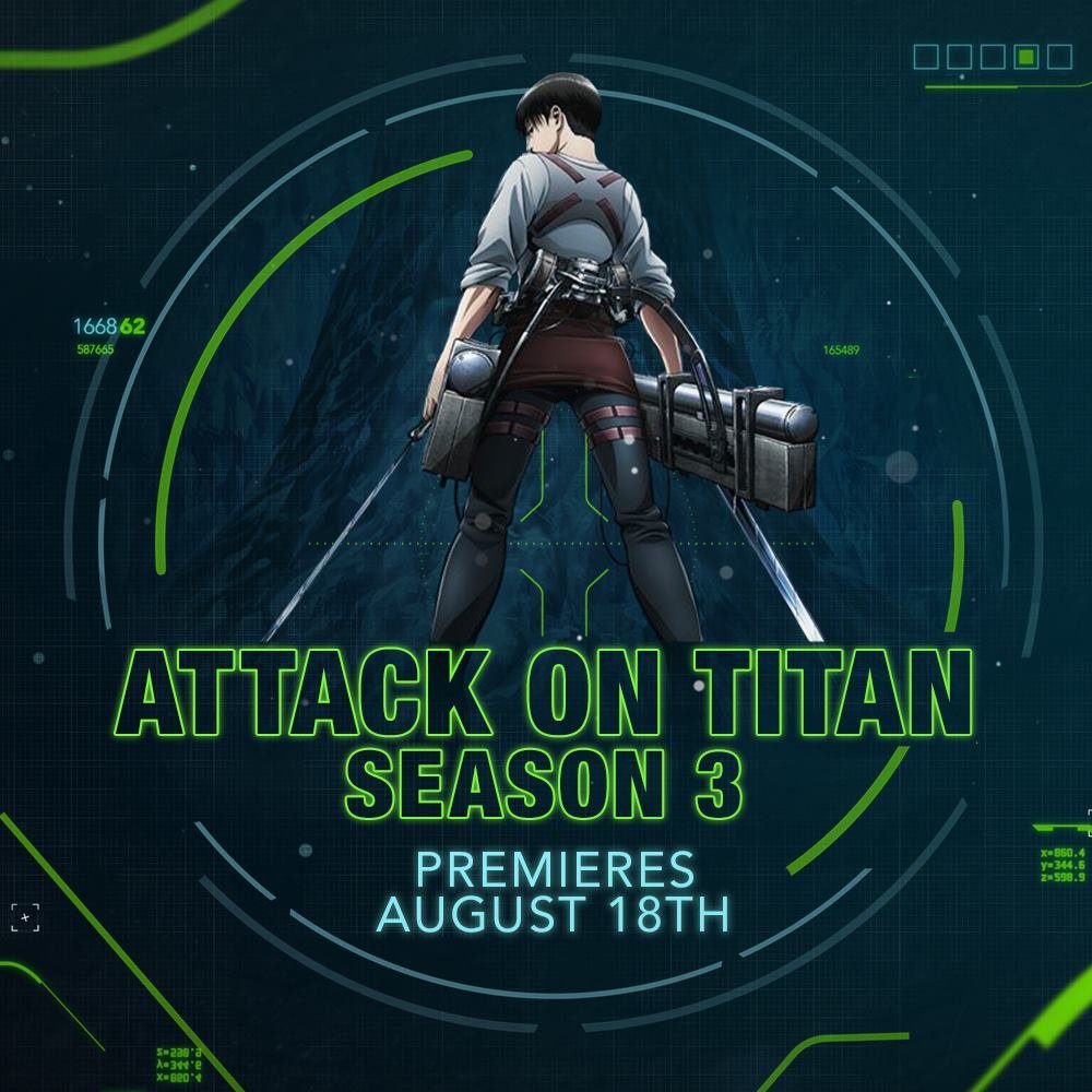 Attack on Titan - Attack on Titan Season 3 - New Key Visual 🔥