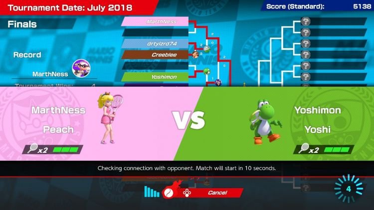 Online UX Mario Tennis Aces Review