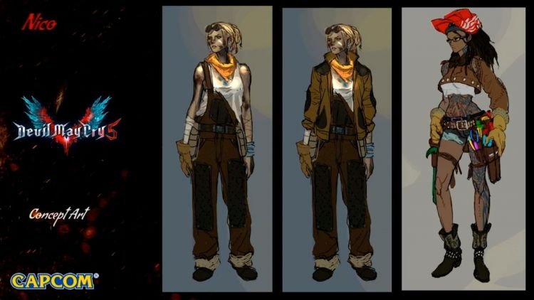 Devil May Cry 5 early nico designs 2
