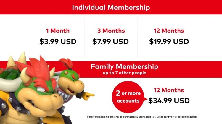 Nintendo Switch One pricing details