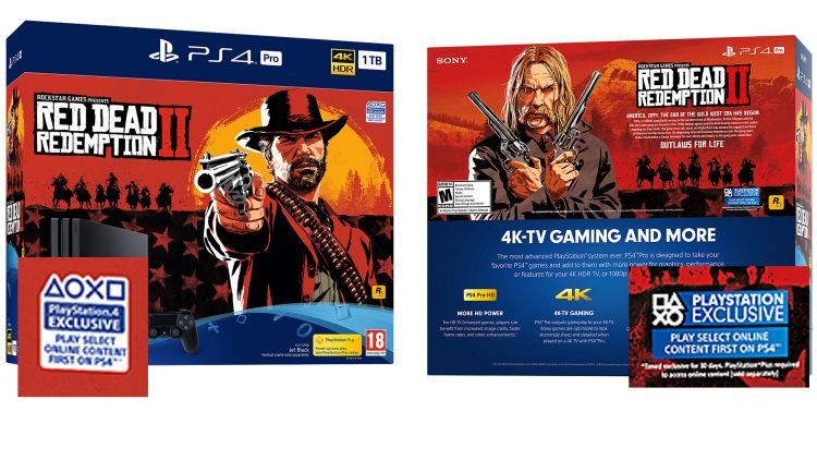 Red Dead Redemption 2 PlayStation 4 Pro Bundles