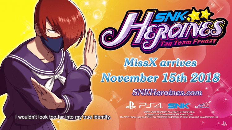 MissX joins the roster of SNK Heroines