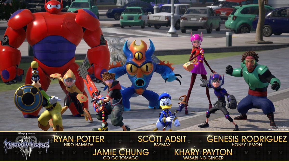 Big Hero 6 cast reveal for Kingdom Hearts 3.