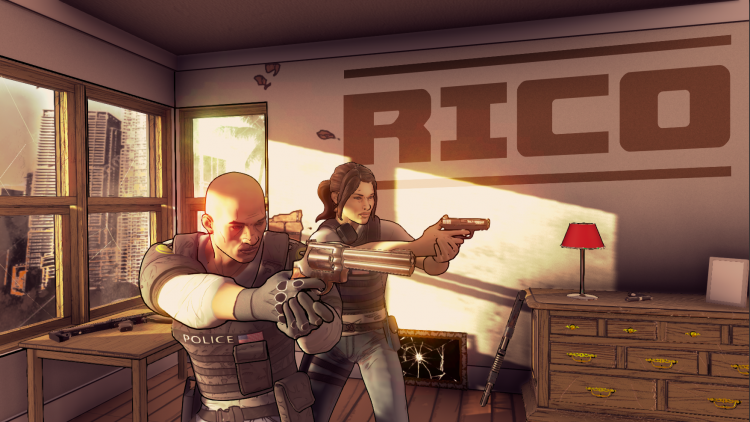 Rico Game Header - Those Cops Are Her