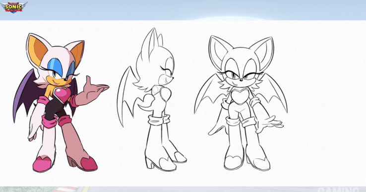 Rouge in Team Sonic Racing Overdrive