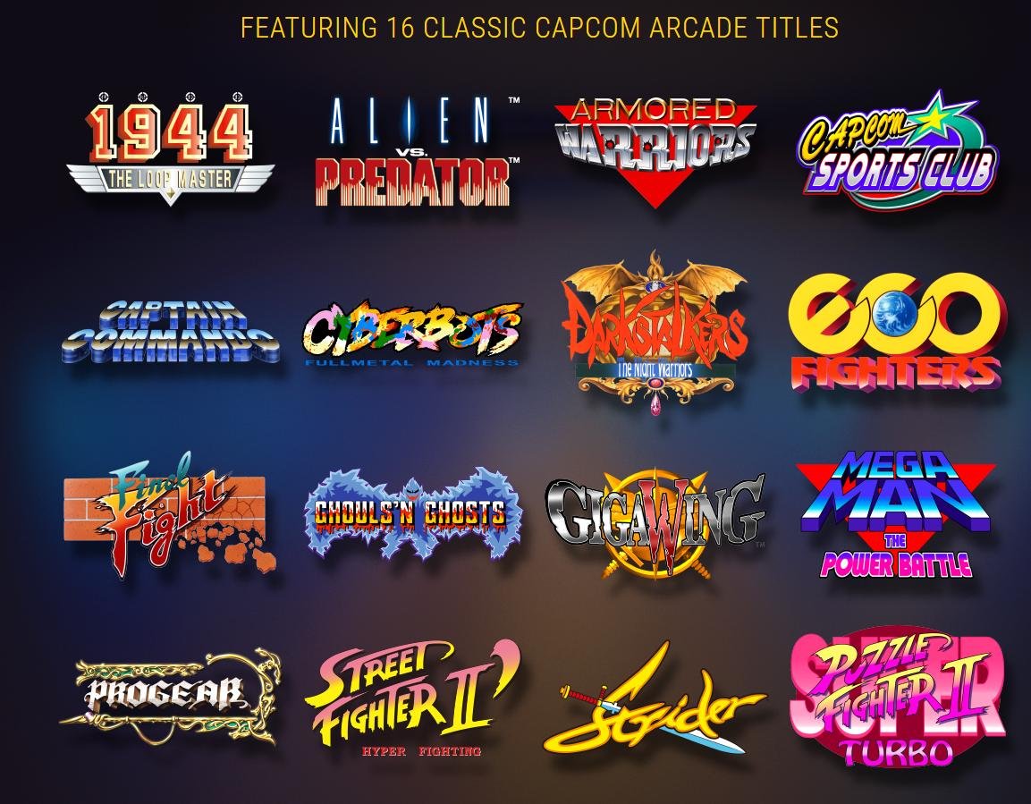 Capcom Home Arcade games