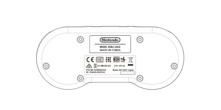 Nintendo FCC SNES Styled Controller