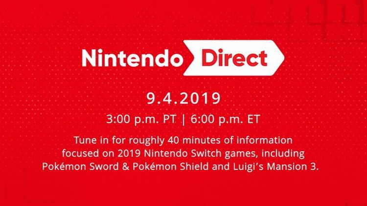 Nintendo Direct Sept 4 2019