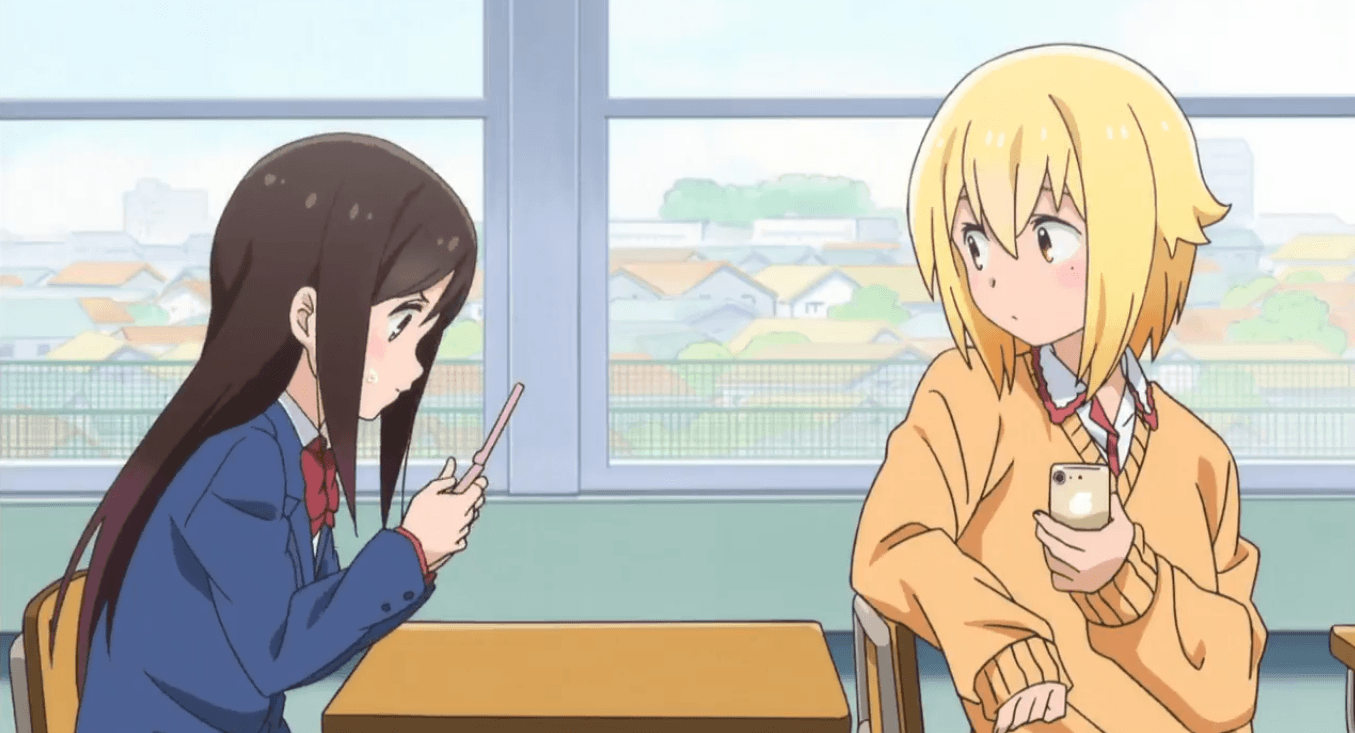 Claireviews - Hitoribocchi no marumaru Seikatsu Ch. 2: Bocchi tries to get  Nako's phone number but has trouble realizing when Nako is serious or  joking. After finally getting it they text all