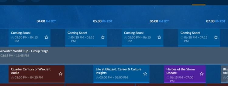 blizzcon 2019 4 unnamed events