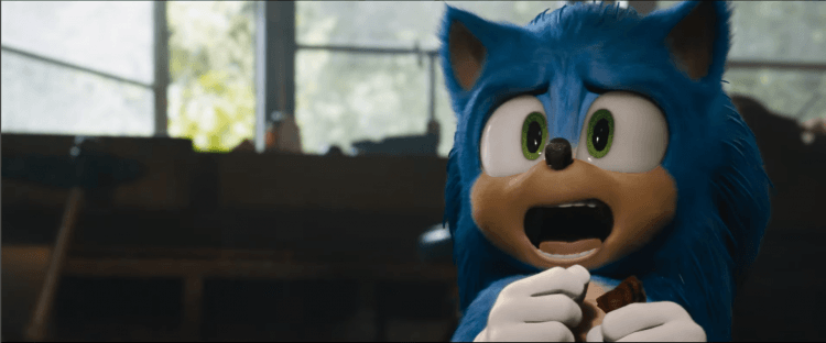 Updated Sonic the Hedgehog movie model