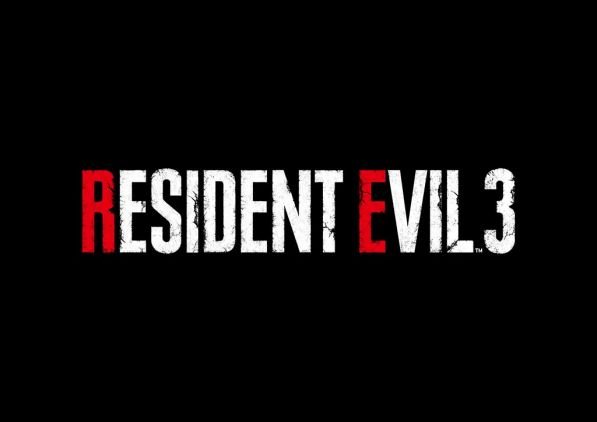 Resident Evil 3 Logo - Black