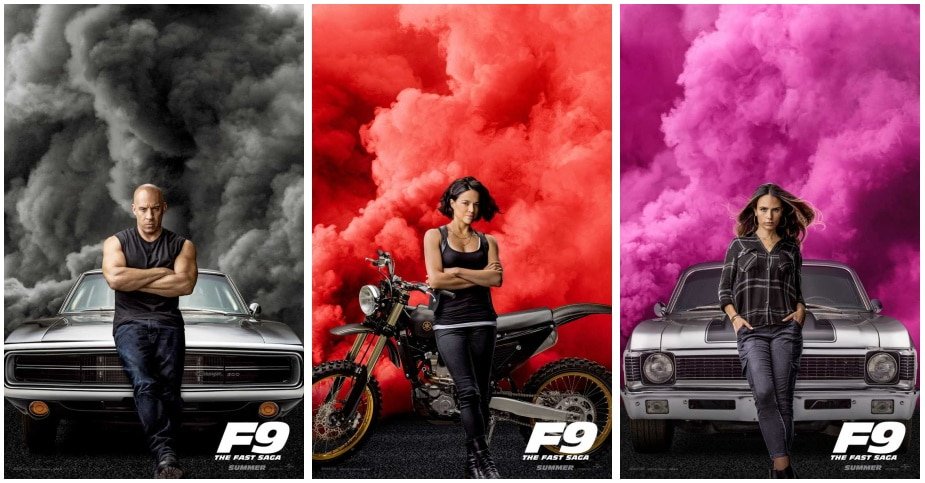 Fast and Furious 9 family trio