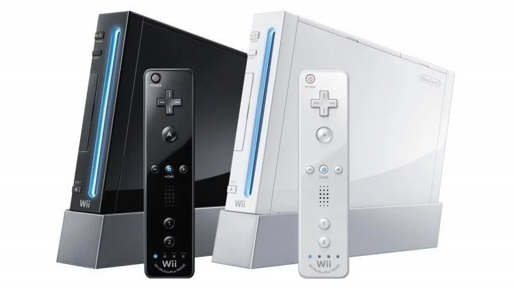 Nintendo Wii White and Black