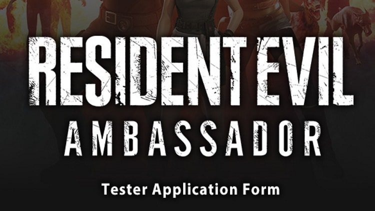 Resident Evil Ambassador Test Application Form 750x422