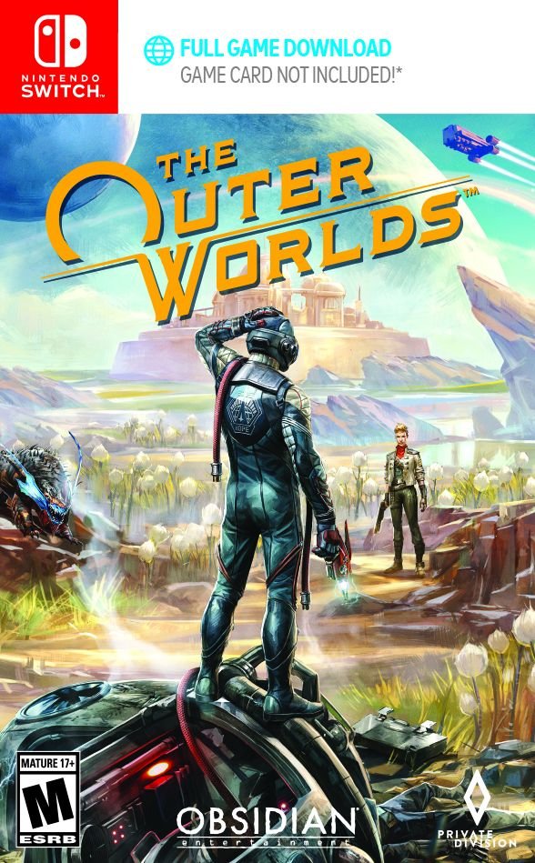 The Outer Worlds Switch Box Art