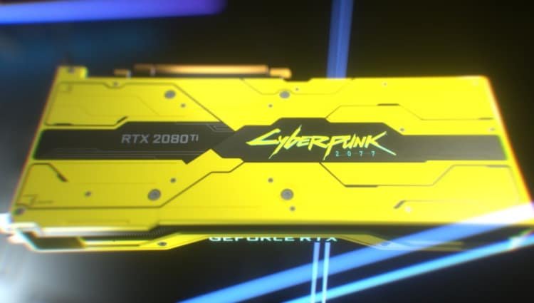 Nvidia Cyberpunk 2077 RTX 2080 Ti Special Edition Sideways