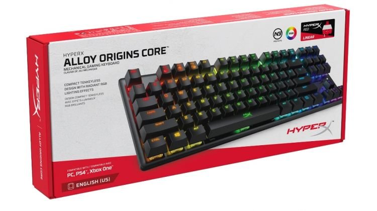 HyperX Alloy Origins Core Gaming Keyboard