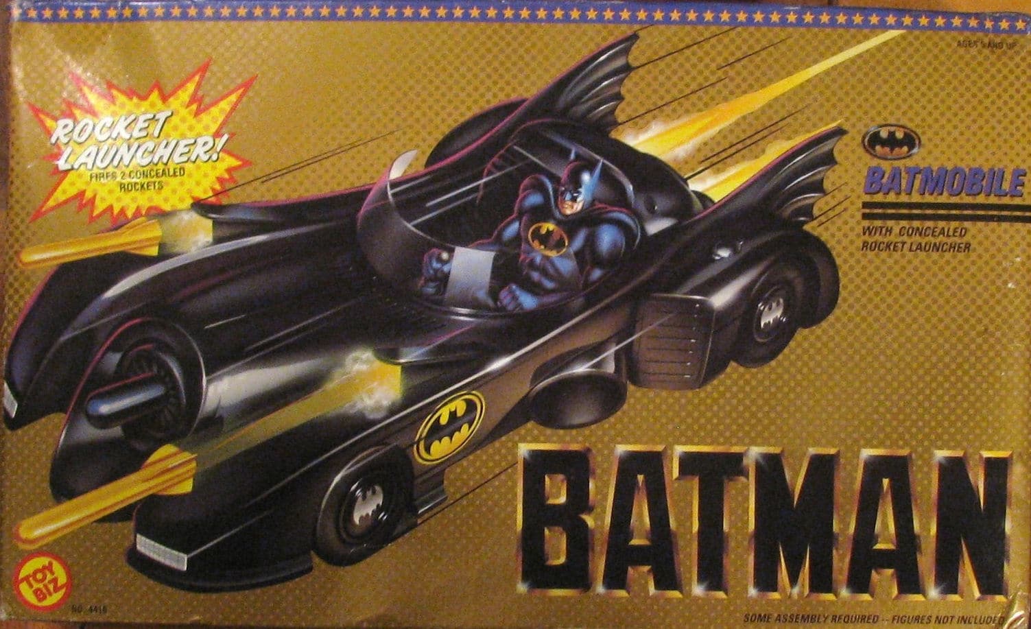 batman 1989 toy biz batcave