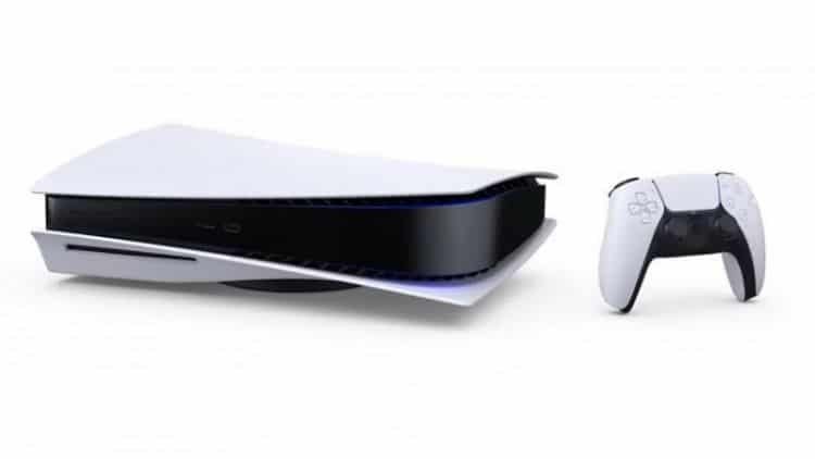 PlayStation 5 - laying on side