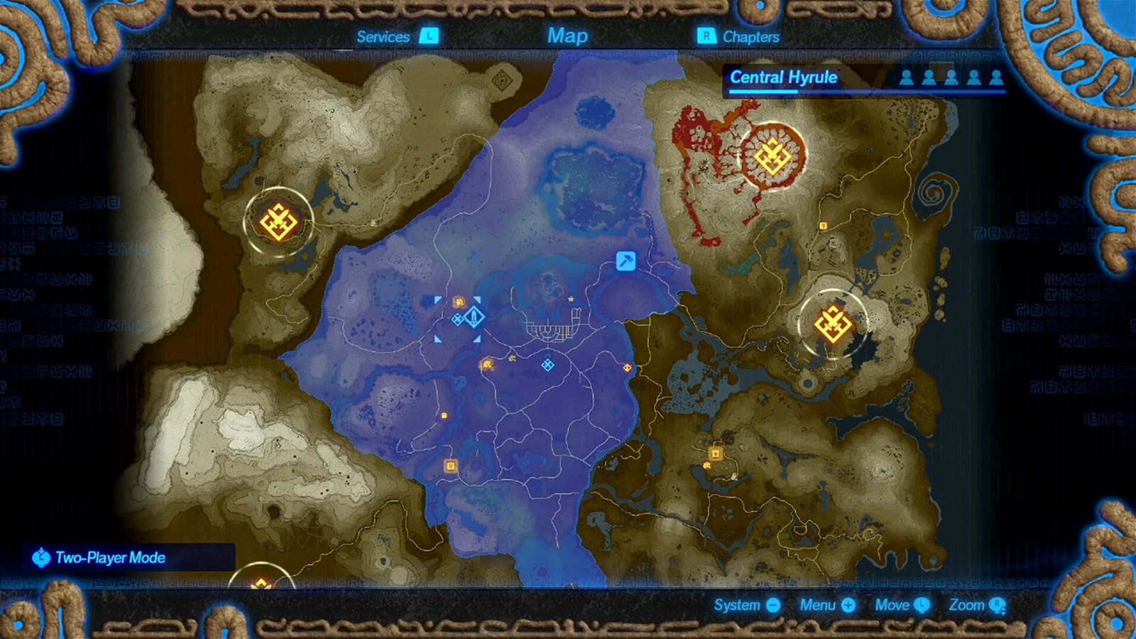 Hyrule Warriors Age of Calamity demo map