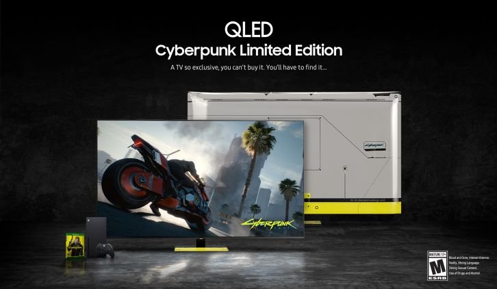 Samsung QLED Xbox Cyberpunk 2077 TV