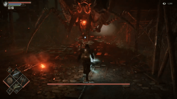 Demon's Souls Remake Armor Spider Boss Fight
