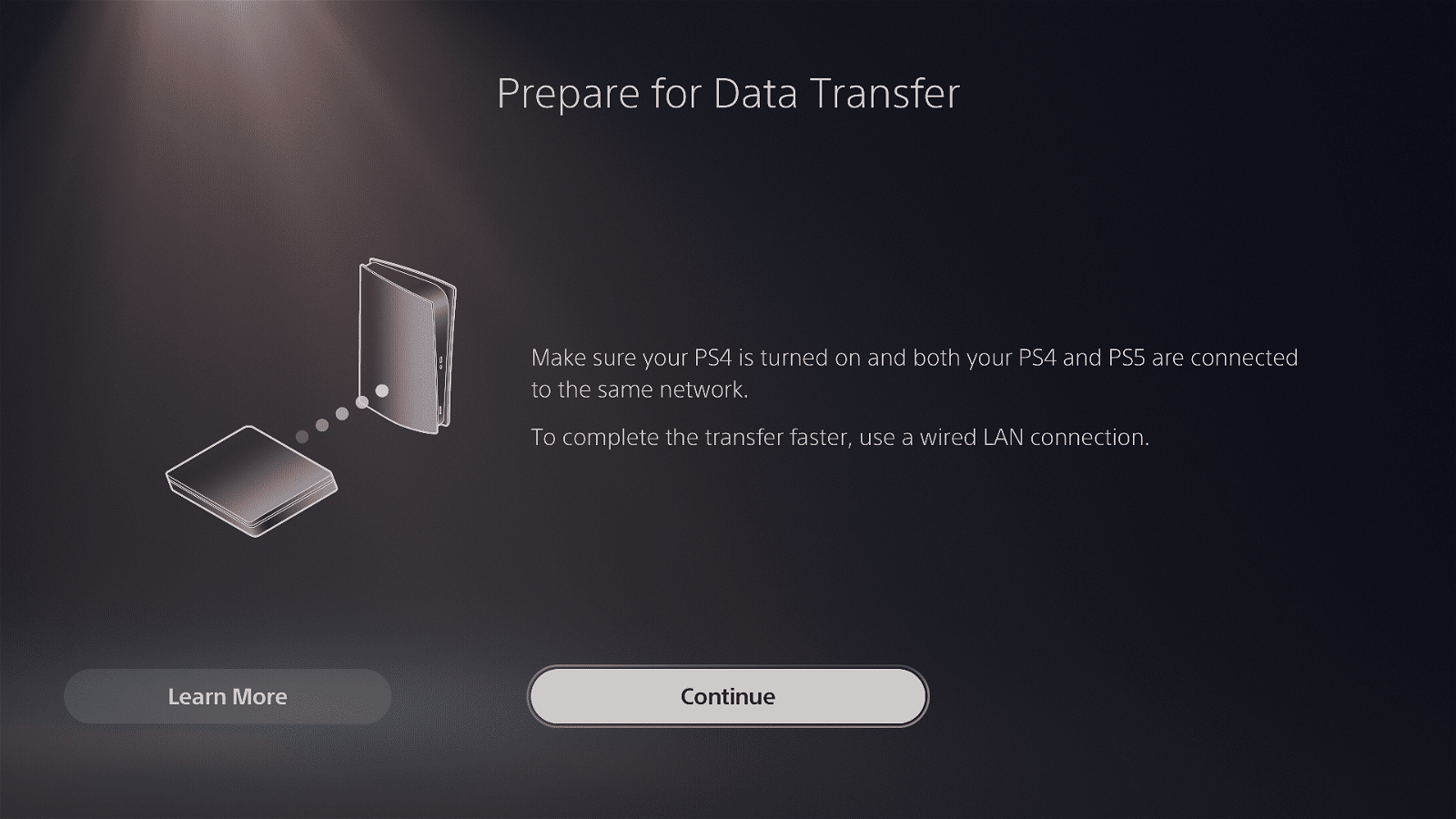 PS5 to PS4 Data Transfer -03