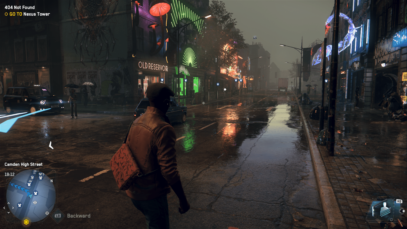 Watch Dogs Legion Review - Rainy Streets at night