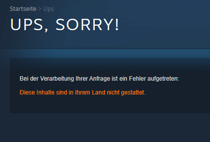 Adult games blocked on Steam Germany