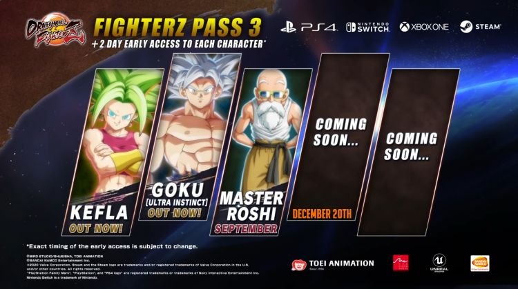 Dragon Ball FighterZ Season Pass 3 - fourth fighter announcement
