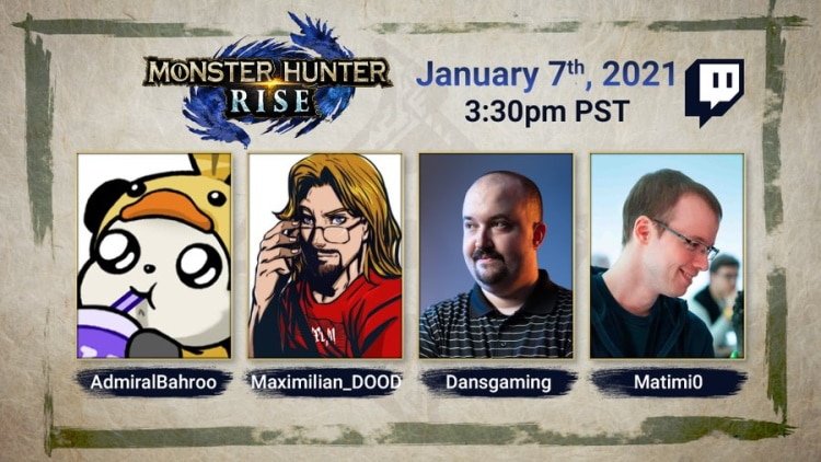 New Monster Hunter Rise gameplay Streaming Event