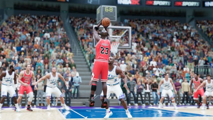 NBA 2K21 - Michael Jordan last shot