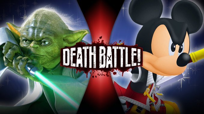 Yoda vs King Mickey