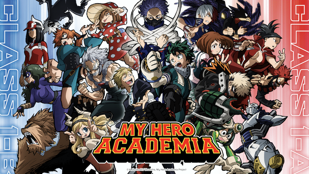 funimation my hero academia merch