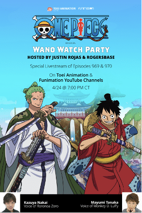 Toei Animation And Funimation Present One Piece Wano Watch Party